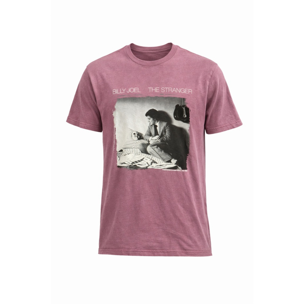Billy Joel The Stranger T-Shirt Lee Tour Band Tee Concert Music Sz s Mauve - Picture 1 of 6